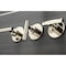 Kingston Brass KBX8136CML Three-Handle Tub and Shower Faucet, Polished Nickel KBX8136CML - alternate 5